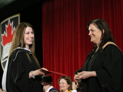 Photo for the news post: Spring Convocation 2018: Chancellor’s Medal Winner Hopes to Shift Narrative Around Mental Illness