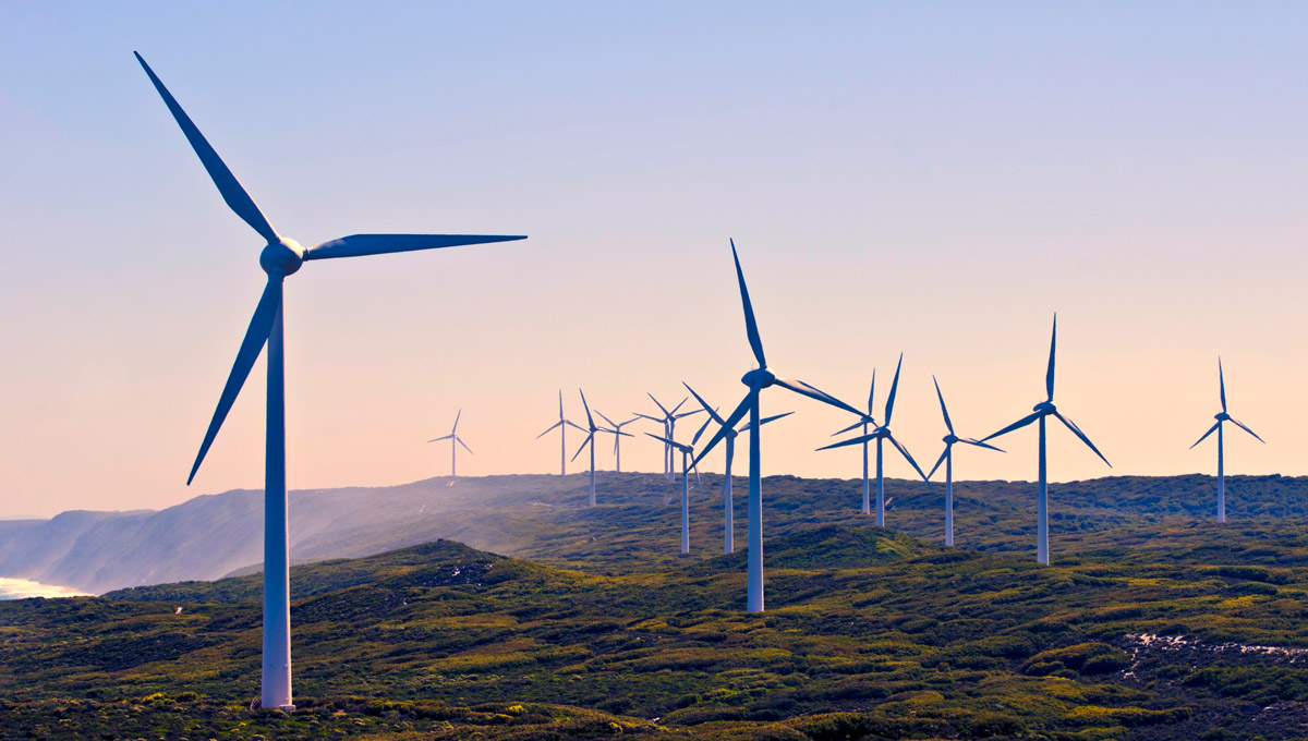 A wind farm in Australia